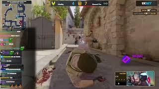 MAJ3R awp shot that caused him the round! (twitch reaction)