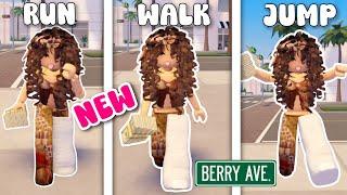 HOW TO GET **TRENDY RUN, WALK, JUMP, CLIMB, SWIM** IN BERRY AVENUE ROBLOX 