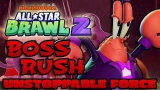 Nickelodeon All-Star Brawl 2 | Boss Rush: Mr. Krabs (Unstoppable Force)