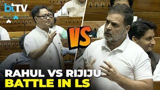 Rahul Gandhi Takes 'A 1- A2' (Ambani, Adani) Dig At Kiren Rijiju In Lok Sabha
