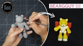 [Clay Factory] Polymer Clay Sculpture Tutorial : BEARGGUY 베앗가이 만들기