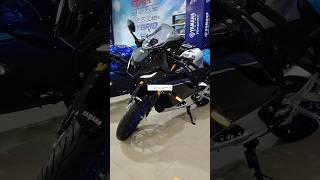 Let's check it out Digital meter New 2024 Yamaha r15M silver Black colour #bike #trending #r15m