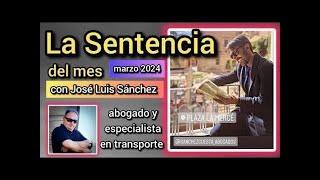 La sentencia del mes con José Luis Sánchez