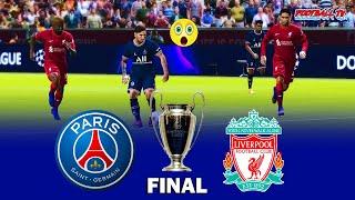 PSG vs LIVERPOOL | Final UEFA Champions League | Match eFootball PES 2021 | Gameplay PC