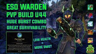 ESO Warden PvP Build U44 l HUGE BURST l Up to 25% Mitigation l TORCDEN IS OP l 1vX, 2vX, 3vX+