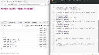 29. More Array Methods - Modern JavaScript ES6