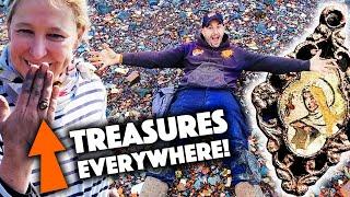 This SECRET foreshore is the THAMES on STEROIDS! Mega finds abroad!