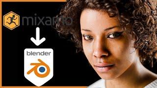 Make mixamo characters look photoreal in Blender!