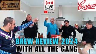 2024 Annual Coopers Brew Tasting Live Chat with Bill West, Joseph Sukkar, Nugget, & Fr Jeff!