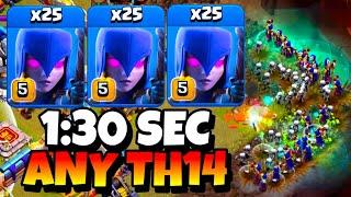 Epic Strategy! TH14 Zap Quake Witch is the Easiest TH14 Attack Strategy in Clash of Clans