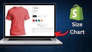 Shopify How to Add a Size Chart (without code or apps)