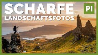 Garantiert scharfe Landschaftsfotos ️ Landschaftsfotografie Tutorial