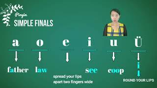 Chinese learning for beginners--Simple finals of Pinyin(a o e i u ü) 韵母