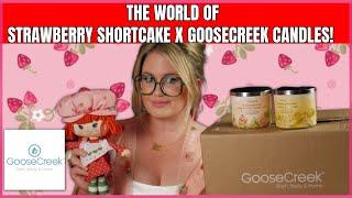 GOOSE CREEK CANDLES  New Strawberry Shortcake Retro Candle Collection #goosecreek #goosecreekcandle