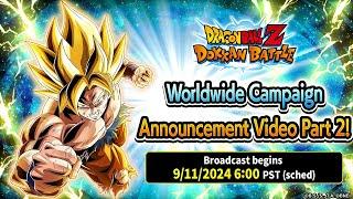 2024 WORLDWIDE DOWNLOAD CELEBRATION PART 2 LR REVEAL ANNOUNCED!!! (DBZ: Dokkan Battle)