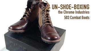 Un-shoe-boxing the 503 Combat Boots from Chrome Industries