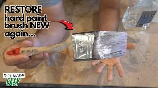 RESTORE your old hard dried paint brush like NEW