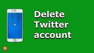 How to delete twitter account on Android | How to permanently delete twitter account (2020)