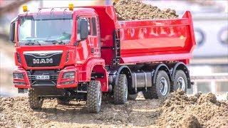 Stunning RC Trucks and heavy Machines work hard!