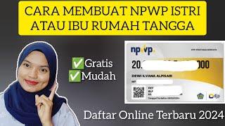 GRATIS!! CARA BUAT NPWP ONLINE BERSTATUS MENIKAH 10 MENIT SELESAI