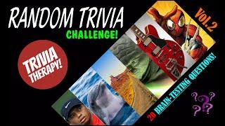 RANDOM TRIVIA Challenge (Volume 2) | 20-Question Speed Quiz! | It's TRIVIA THERAPY!