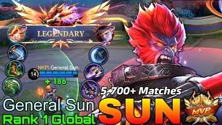 Legendary Sun Insane 5,700+ Matches - Top 1 Global Sun by General Sun - Mobile Legends