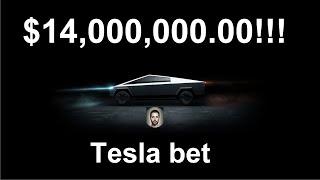 My $6-14 MILLION #TESLA BET!