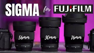 Wow.  Sigma lenses for Fujifilm! Any questions?