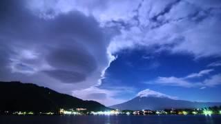 Mt.FUJI timelapse -rotor cloud & cap cloud-