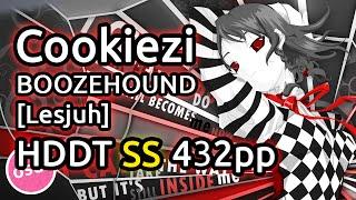 Cookiezi | Amane - BOOZEHOUND [Lesjuh] | HDDT SS 432pp | Liveplay w/ Twitch Chat