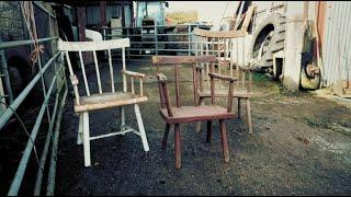 18th Century Primitive Hedgerow Chair in Rural Iceland - Salvage Hunters 1501