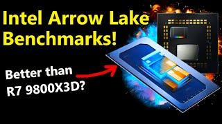 Intel Arrow Lake Benchmark Leak: AMD R7 9800X3D in Trouble? (+ Lunar Lake Analysis)