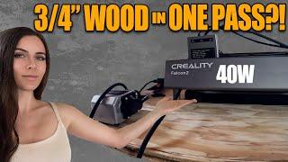DO NOT buy a LASER ENGRAVER until you see this video - CREALITY FALCON 40W #laser