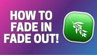 How To Fade in/Fade Out Audio in Olive Video Editor