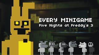 Five Nights at Freddy's 3 - Every Minigame (Good Ending)