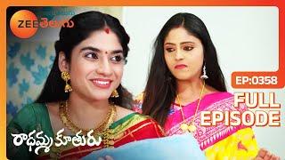 Aravind hits Akshara - Radhamma Kuthuru -Telugu Tv Serial - Akshara - Full Ep 358 - Zee Telugu