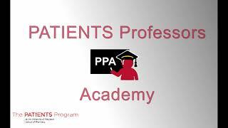 Thank You to our 2024 PATIENTS Professors Academy Sponsors