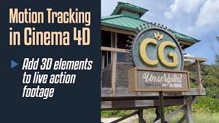 Motion Tracking in Cinema 4D - Tutorial by Joe Herman