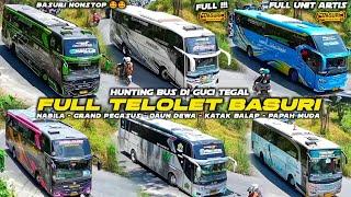 FULL BASUR YANG VIRAL‼️Hunting bus di bukit siwuni guci tegal, full telolet basuri nonstop 