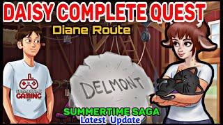 Daisy Complete Quest | Summertime Saga 0.20.1|  Delmont case Diane's Route Gameplay
