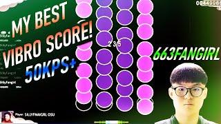 My NEW BEST VIBRO SCORE in OSU!MANIA! - SillyFangirl Vibro GODMODE session