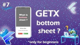 Bottomsheet | sliding sheet flutter | Getx bottom sheet