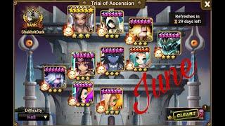 TOA hell June 2024 Stage 1-10 (30 Stars) - Summoners War