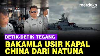 Sehari Usai Prabowo Dilantik, Bakamla Usir Kapal Coast Guard China Dari Natuna