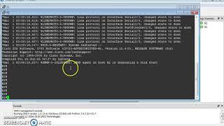 Basic CISCO interface configuration using GNS3