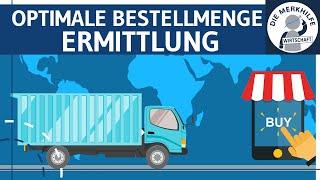 Optimale Bestellmenge 1: Ermittlung - Bestellplanung & Kostenstruktur - Beschaffungs- & Lagerkosten