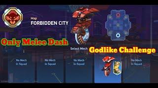 Only Melee Dash Of Killshot  Godlike Challenge  In Mech Arena  #mecharena #challenge