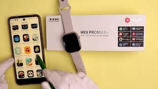 HK9 PRO MAX PLUS Smart Watch Install Clock Face