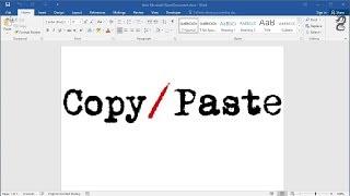 Copy and Paste Problem in Word: How to Fix