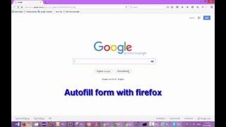 Autofill your info in forms with firefox